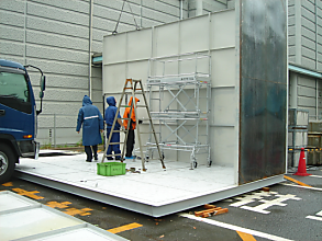 放射線遮蔽体(鉛鋳造から組立まで）